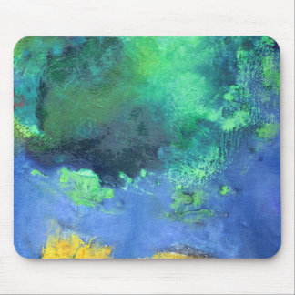 Emerald Ocean seascape in aquamarine Mouse Pad