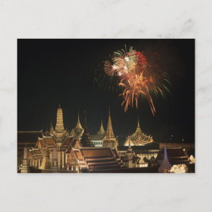 Emerald Palace during comermoration of King Postcard