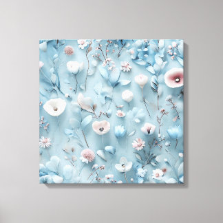 Emerald & Pastel Canvas Print