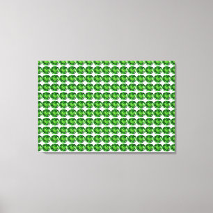 Emerald Pattern Canvas Print