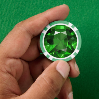 Emerald Poker Chips