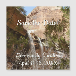 Emerald Pool Falls I from Zion National Park