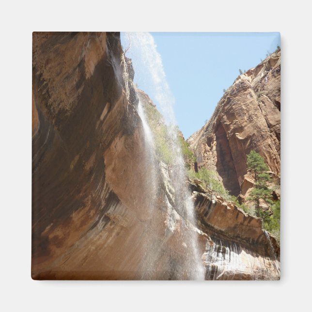 Emerald Pool Falls II from Zion National Park Magnet (Front)