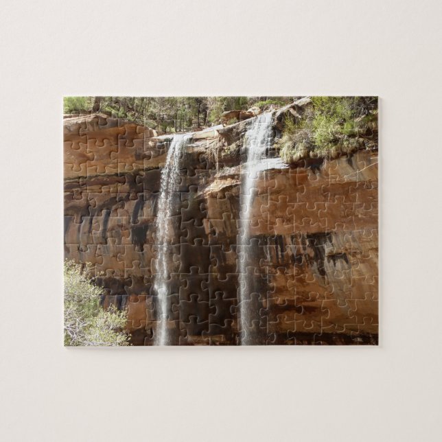 Emerald Pool Falls IV from Zion National Park Jigsaw Puzzle (Horizontal)
