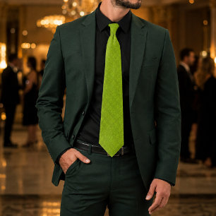 Emerald Pulse Textured Tie