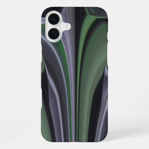 Emerald Radiance Beautiful Green Aurora Texture iPhone 16 Plus Case