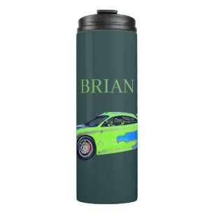 Emerald Roadrunner of the Verdant Horizon Thermal Tumbler