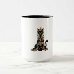 Emerald Royal Cat Empress Tote Bag Mug