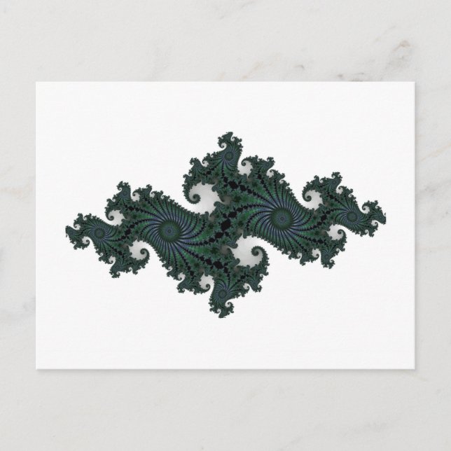 Emerald Seahorse Julia Postcard (Front)