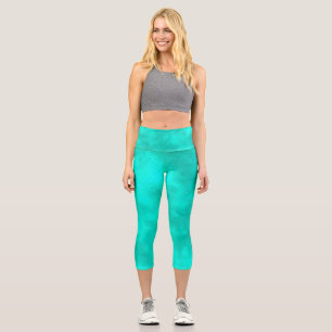 Emerald Sky High Waisted Capris