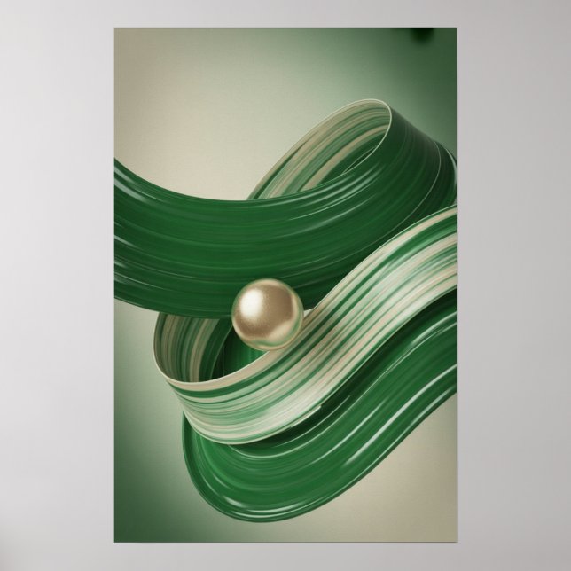 Emerald Spiral Poster (Front)