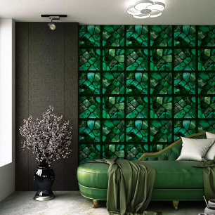 Emerald Spring - Cells collage Wallpaper