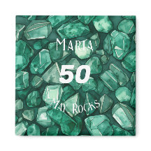 Emerald-Themed May Birthday Anniversary Custom