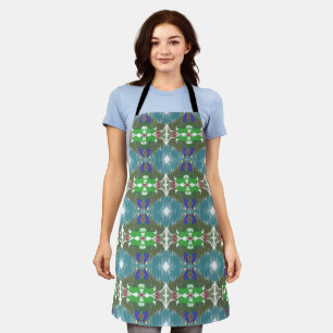 Emerald Tide Kaleidoscope Apron