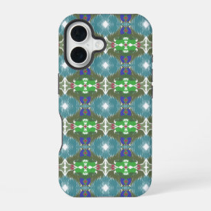 Emerald Tide Kaleidoscope iPhone 16 Case