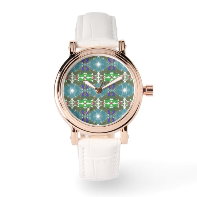 Emerald Tide Kaleidoscope Watch (Front)