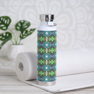 Emerald Tide Kaleidoscope Water Bottle