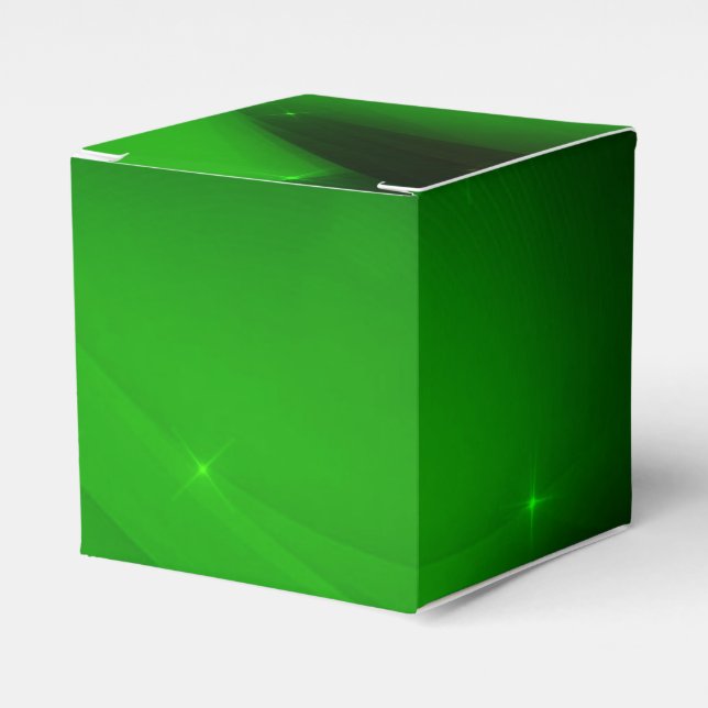Emerald Wave Favor Box (Front Side)