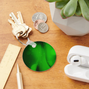 Emerald Wave Keychain