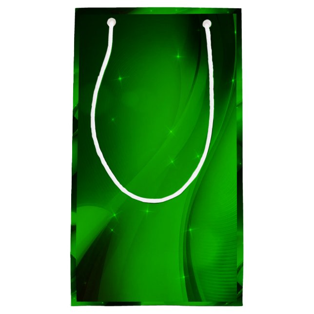Emerald Wave Small Gift Bag (Front)