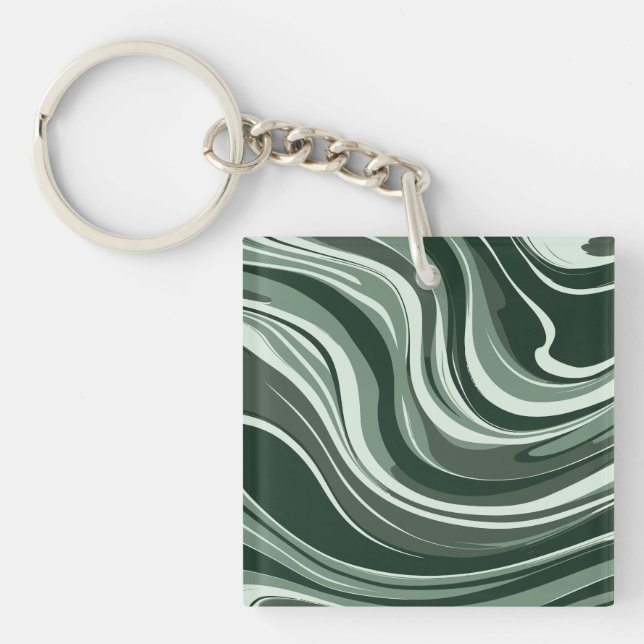 Emerald Waves Design abstrait (Devant)