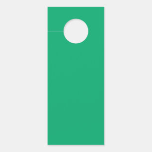 Emerald & White Custom Door Hanger