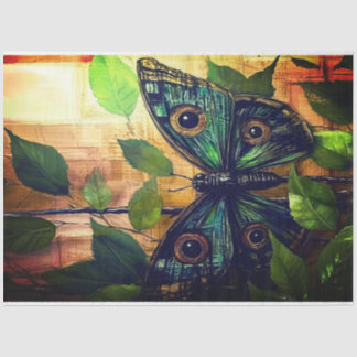 Emerald Wings Tissue by Elsie Lane Paper