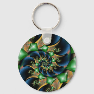 emeralds_on_satin keychain