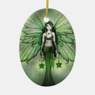 Émeraude Star Noël Fairy Ornement