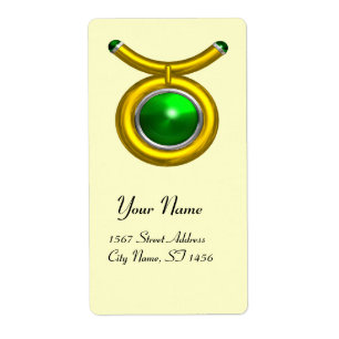 Émeraude verte d'anniversaire TAURUS ZODIAC