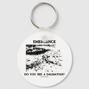 Emergence Do You See A Dalmatian? Keychain