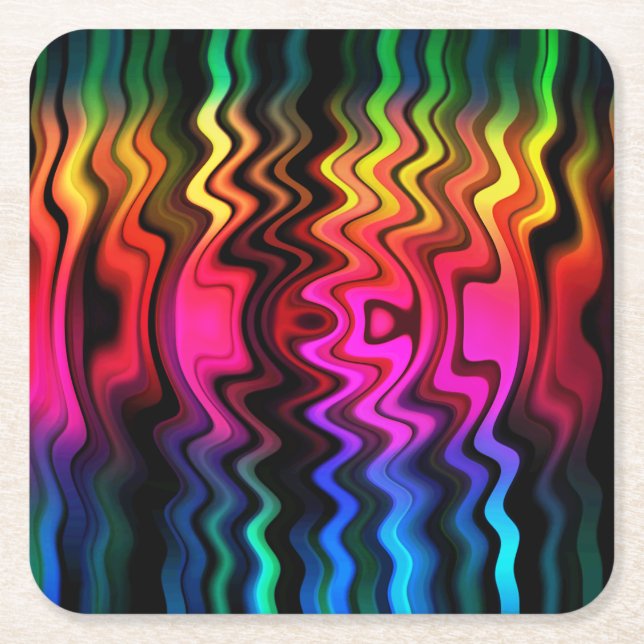 Emergence  square paper coaster (Front)