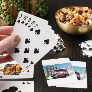 Emergency Ambulance in Cityscape Medical Rescue  Playing Cards