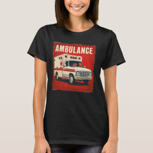 Emergency Ambulance Vehicle Costume for Man and Wo T-Shirt