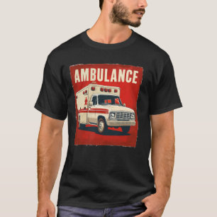 Emergency Ambulance Vehicle Costume for Man and Wo T-Shirt