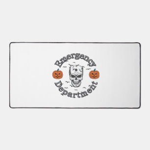 Emergency Departement Room Er Nurse Skeleton Hallo Desk Mat