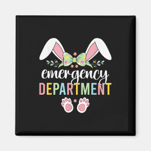 Emergency Department Bunny Emergency Room Er Nurse Magnet