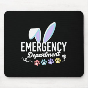 Emergency Department Easter Er Nurse Funny Ed Nurs Mouse Pad