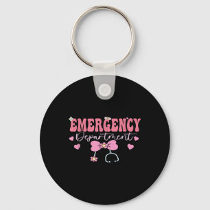 Emergency Department Emergency Nurse Emergency Roo Keychain