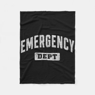 Emergency Department Er Doctor Physician Nurse Fleece Blanket