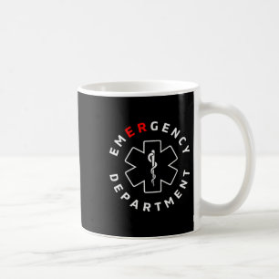 Emergency Department Er Rn Nurse Retro Healthcare  Coffee Mug