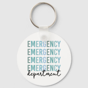 Emergency Department ER Staff   ER Nurse   ER Tech Keychain