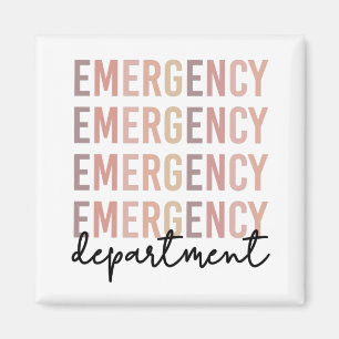 Emergency Department ER Staff ER Nurse ER Tech Magnet