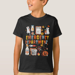 Emergency Department Funny Er Nurse Halloween Spoo T-Shirt