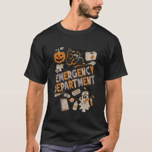 Emergency Department Halloween Emergency Room Nurs T-Shirt
