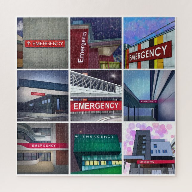Emergency Department Jigsaw Puzzle (Vertical)