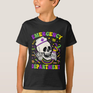 Emergency Department Mardi Gras Nurse Mardi Gras M T-Shirt