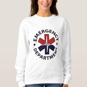 Emergency Department – Minimalist Circular Emblem Sweatshirt
