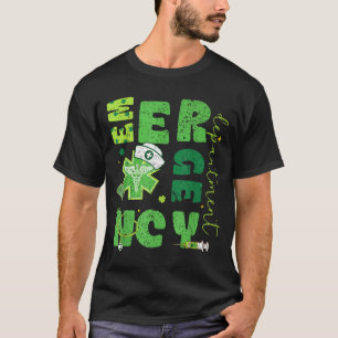Emergency department nurse saint patrick's day er T-Shirt