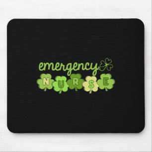 Emergency Department Nurse Shamrocks Er Rn Ed St P Mouse Pad